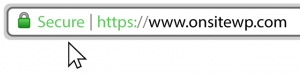 Secure https Green Lock Icon